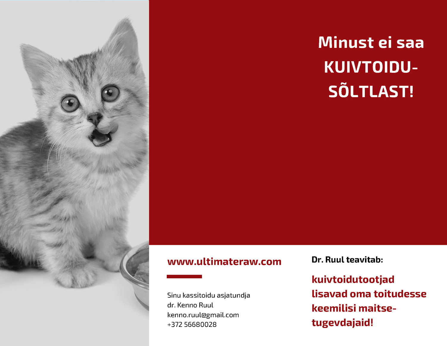 Minust ei saa kuivtoidusõltlast!